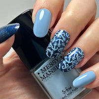 Hydrangea Blue -  Blue Nail Stamping Polish