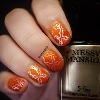 SY02 Messy Mansion Nail Stamping Plate