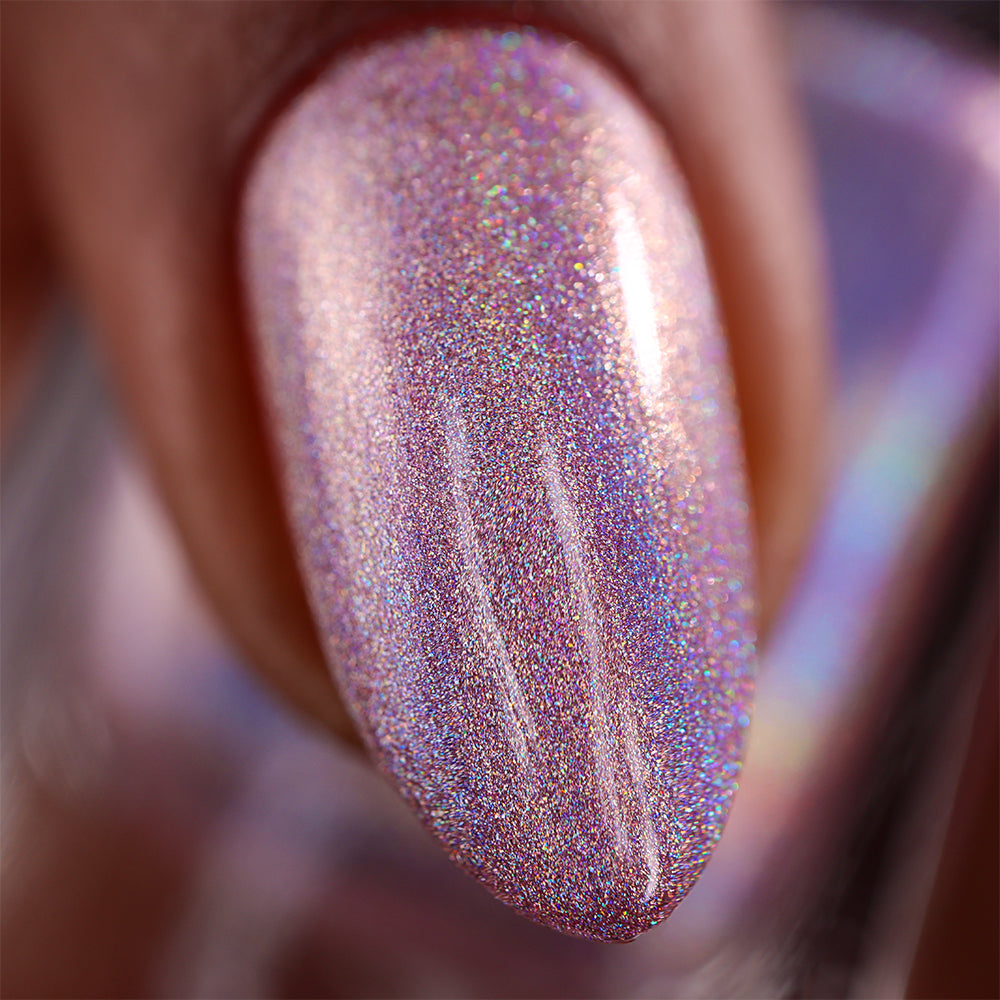 Pink Holographic Nail Flakes – Royal House Of Beauty