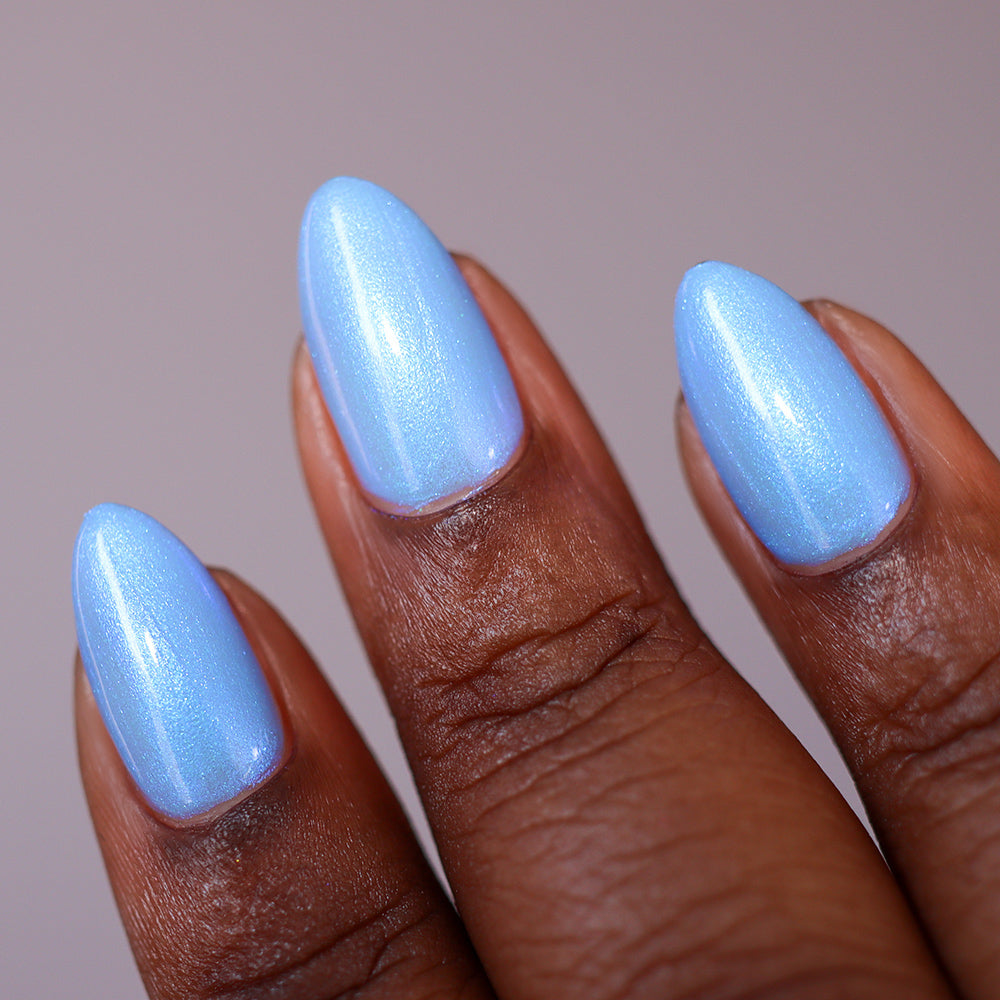 Amazon.com : TUTUYU Light Blue Pearl Gel Nail Polish - Pearly Shimmer Blue  Gel Polish,0.51 fl oz UV/LED Saok off Gel Nail Polish - GP0031 : Beauty &  Personal Care